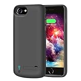 RUNSY Battery Case Compatible with iPhone 8 / 7 / 6S / 6, 5800mAh Rechargeable Extended Battery Charging Case, External Battery Charger Case, Backup Power Bank Case (4.7 inch)