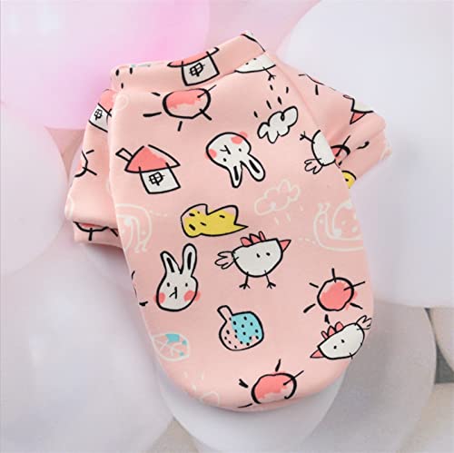Pull pour chiot thermique imprimé léopard taille XS