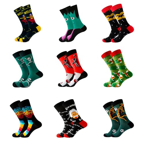 Warmvin Men'S Fun Dress Socks Astronaut Basketball Pattern Cool Funny Socks Novelty Gift For Women Men Teens Basketball Lover thumb #3