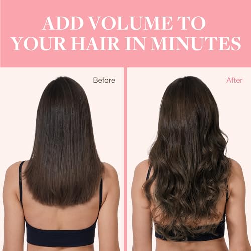 Image of GOO GOO Clip in Hair Extensions Real Human Hair Brown Remy Extensions