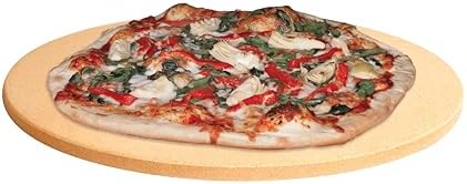 Pizza Stone for Oven and Gas Grill - Cordierite - With Oven Scoop...