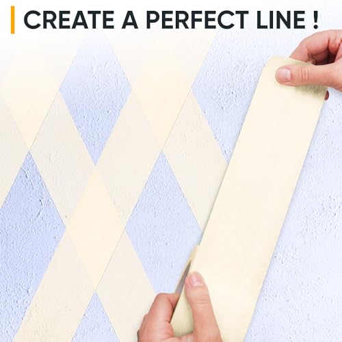 Image of 3 inch x 60 Yard Beige Paper Tape (Pack of 1) - Multi-Purpose Painter's Masking Tape for Home and Professional Use - for Painters, Construction, or DIY Crafts - Smooth and Easy Removal