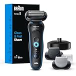 Braun Electric Razor for Men Series 5, Beard Shaver, Electric Shaver with Body Groomer and Travel Case, S5 5155cs, 1 item