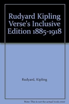 Unknown Binding Rudyard Kipling Verse's Inclusive Edition 1885-1918 Book