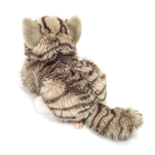 Teddy Hermann 90691 Katze 20 cm, Kuscheltier mit idealem Recyclinganteil (Füllmaterial)