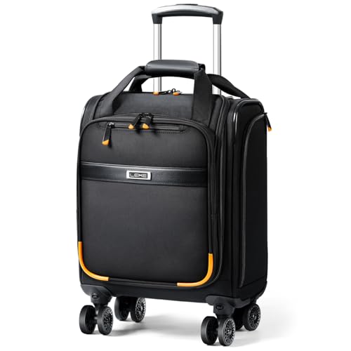 Lekebobor Underseat Carry On Luggage with Spinner Wheels,16 Inch ...