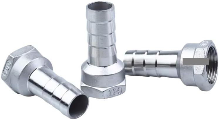 304ステンレススチールBSP 3/4インチメススレッドXホースバーブ20mmテールレデューサーパゴダジョイントカップリングコネクタ