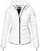 Produktbild MARIKOO Damen Winterjacke Steppjacke Amber White Gr. L