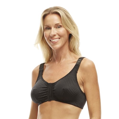 Image of Carole Martin Wirefree Front Closure Bra for Women with Adjustable Straps