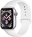 Produktbild Silikonarmband Für Apple Watch Band 44mm 40mm 38mm 42mm Armband Armband Armband   Serie 6 5 4 3 SE Band-Weiß, 42 oder 44 mm SM