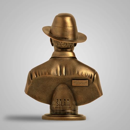 Image of SILAII Bhagat Singh Bust Sculpture (Antique Bronze, 5 Inch)