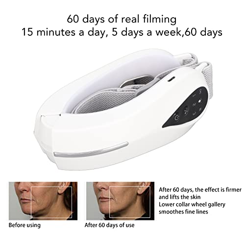 Electric V Face Machine, Intelligent V Line Up Face Lift Belt Machine, Face Firming Lifting Saggy Skin Machine, Double Chin Reducer Skin Lifting Machine, V Face Beauty Gift Device for Woman