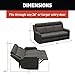 Thomas Payne Signature Heritage Series McCoy RV Theater Seating Sofa Recliner Set with Armless Chair, Manual Recline, High-Density Foam Cushioning - 2024117114