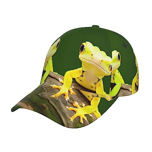 Casquette de baseball deux geckos chapeau de sport unisexe respirant avec attache