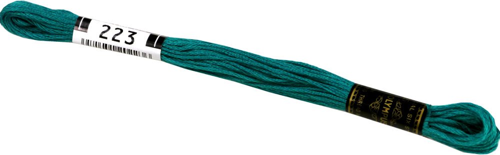 Fil écheveau broderie N 25 Olympus col 223 coton 6 brins 8m pour point de croix
