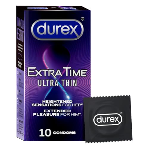 Durex Extra Time Ultra Thin Condoms 10 Count - Image 2
