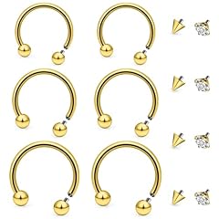 16g,inner DIA.8/10/12mm,goldtone