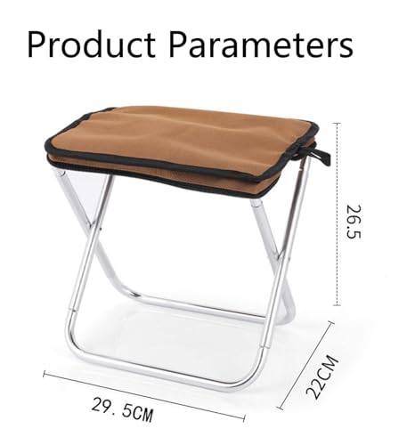 Mini tabouret pliant pour éviter de s'asseoir par terre