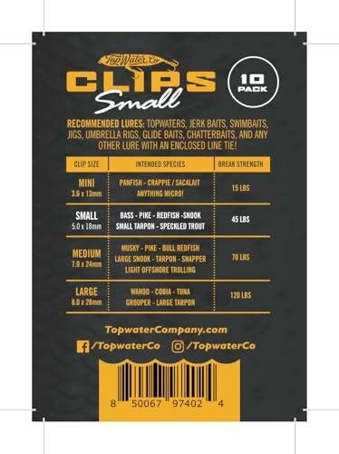 Top Water Co. Fishing Speed Clips Stainless Steel (Multiple Sizes) Alternate view