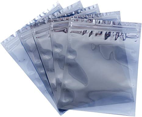 Supreme- 50Pcs Antistatic Zip Lock Resealable Bag 15X20Cm/5.9X7.9Inch,Anti Static Bag For Ssd Hdd&Other Electronic Devices,Silver (B0BRH29745) Amazon Price History, Amazon Price Tracker