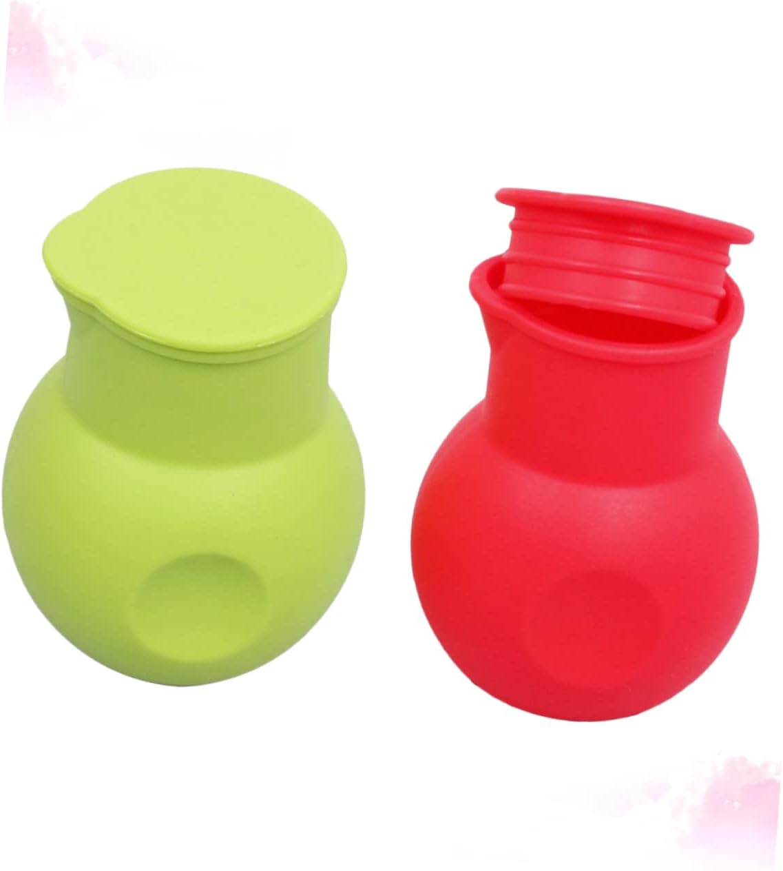 2pcs Silicone Melting Pot for Microwave Melt Butter Heat Milk Sauce Baking Pot Silicone Tool Melt Butter Tool