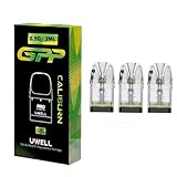 ユーウェル Caliburn GPP 交換用カートリッジ for 電子タバコ カリバーン G4/G4 Mini/G3 Pro/G3 LITE/G3/GK3 TENET/GK3 0.6ohm 0.9ohm 1.2ohm 0.4ohm ベイプ 付き物 純正 ニコチンなしリキッドなし (0.9ohm, 個, 3)