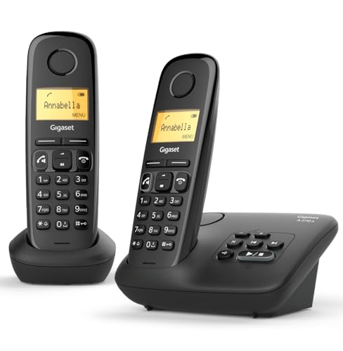 Gigaset A270A Duo, Due Telefoni Cordless con Segreteria Fino a