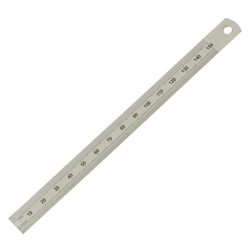 Moore and Wright 150mm (6 inch) Engineers Rule 1mm Thick ER206