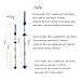 Quick Release Skewer Bicycle Quick Dismantling Road Bike Release Rod Axis Fixed Shaft Universal(Blue)