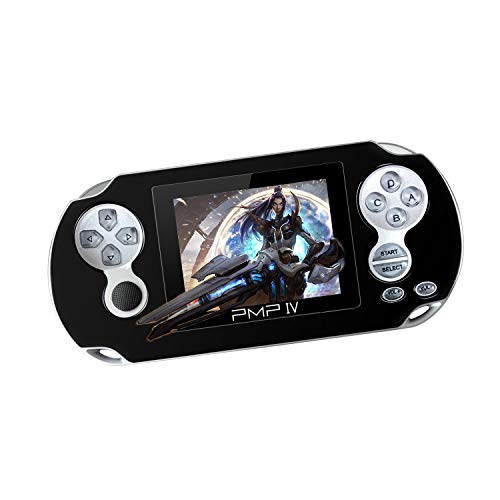 HAIHUANG Handheld Game Console,PMP4 Game Console Supports 32G TF Card 520 Classic Games,Portable Game Console 2.7 inch Screen Good Gift for Kids and Friends