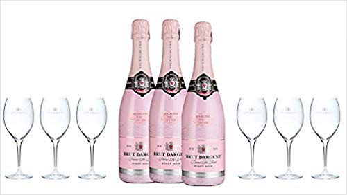 BRUT DARGENT Party Set Vin Mousseu avec 6 verres 2,25 L Cover