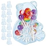 Genérico Tarro para Dulces - 12 Piezas para Almacenamiento de Gomitas y Comida - Tarro Transparente para Caramelos | Para Golosinas Cafe Azucar Almacenamiento Cocina Bodas Regalos