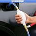 GAOLAOSY Gasoline Siphon Hose Pump, Manual Fuel Transfer Pump with 6.5FT PVC Gas Siphon Hose & Rubber Ball, Portable Hand Sucker Pump for Water Gasoline Oil Petrol Diesel Exchange (12MM)