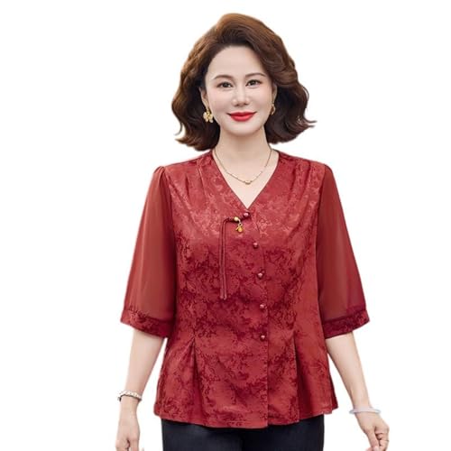 Ensemble deux pièces femme col en V chic en jacquard floral