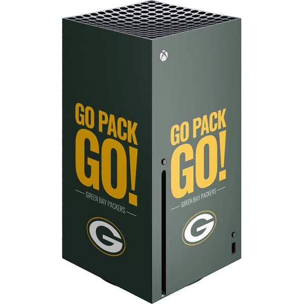 Skinit Decal Gaming Skin Compatible with Xbox Series X Console - Officially Licensed NFL Green Bay Packers Team Motto Design