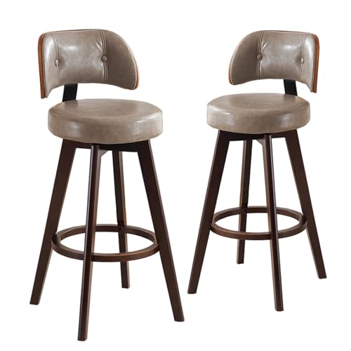 Taburetes Altos de Cocina Blanco Madera Marca HYUFEIAO