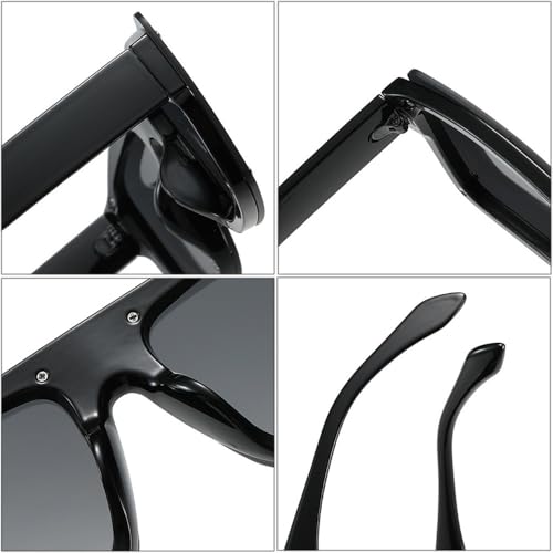 Lunettes de soleil dégradées au design vintage intemporel - 4