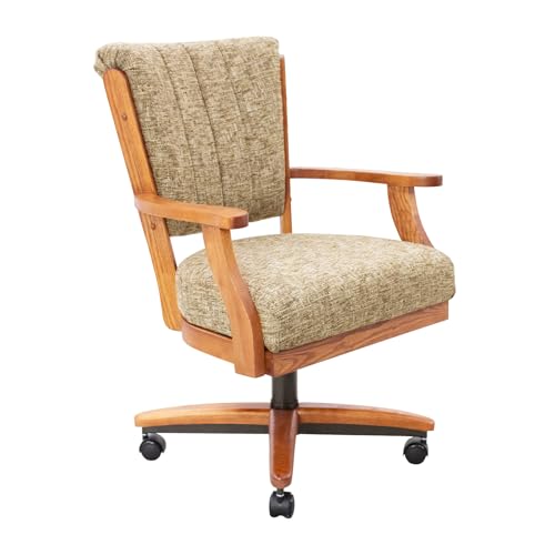 Chromcraft Rolling Swivel Tilt Chairs Set of 4