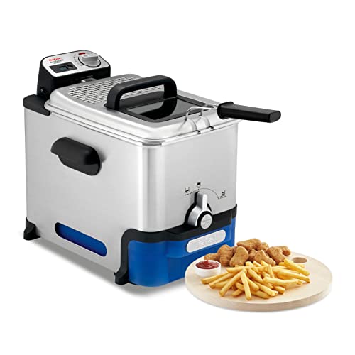 Tefal Oleoclean Pro Fritteuse 3,5L für knusprige Pommes, 2300W...