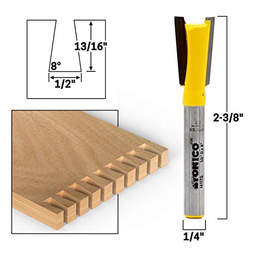 YONICO 5 Bit Dovetail Set 1/4