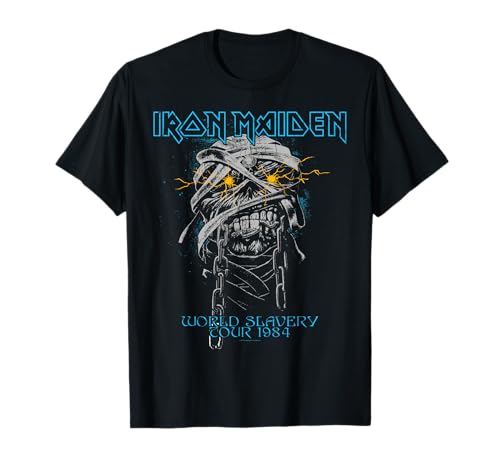 Image of Iron Maiden Powerslave Head Mummy Black T-Shirt
