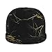 Fashionable Baseball Cap Chic Black and Gold Marble Texture Art Dad Hat for Boys and Girls, Relaxed Fit Breathable Moisture Wicking Sports Cap Headwear
