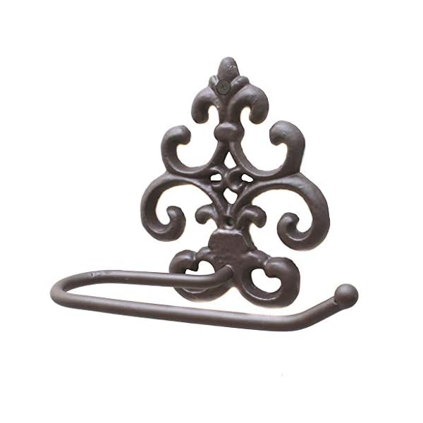 Brown Wall Mounted Toilet Roll Holder Paper Dispenser (AD05) - Image 3