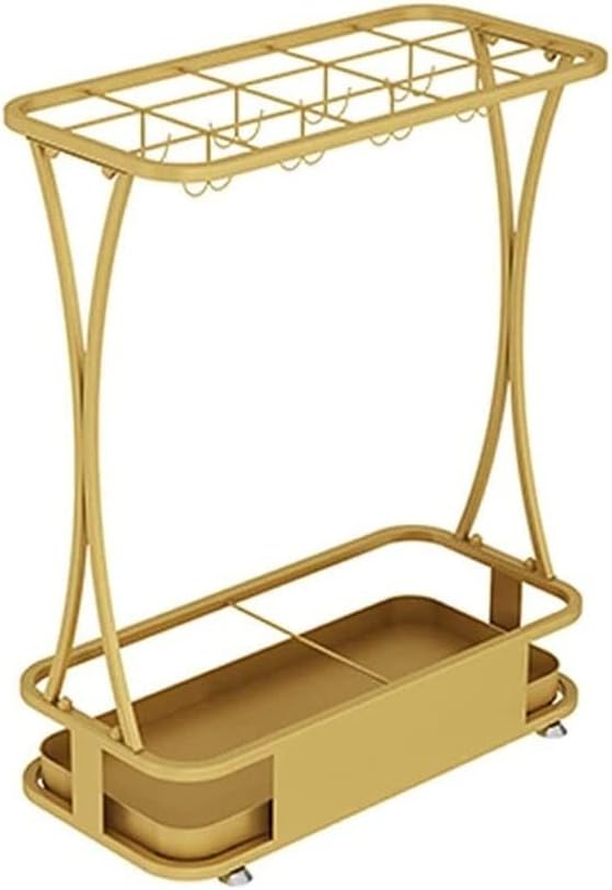 Nordic Iron Umbrella Holder Stand - Simple Umbrella Rack for Hotel Lobby, Living Room, Door, and Entryway - Stylish Umbrella Bucket and nizer