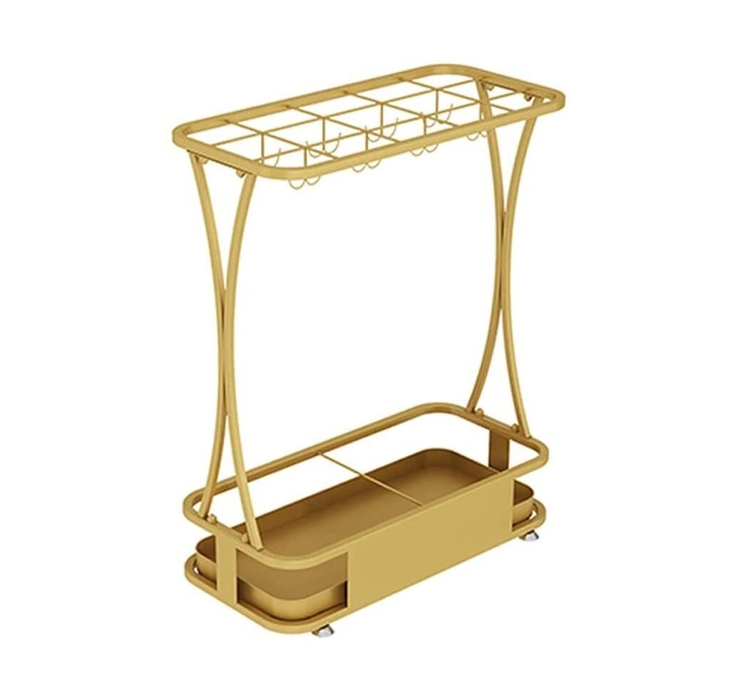 DFGHNBVC Nordic Iron Umbrella Holder Stand - Simple Umbrella Rack For Hotel Lobby, Living Room, Entryway - Stylish Umbrella Bucket Nizer For Home Decor