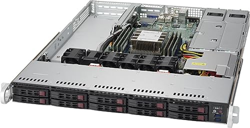 Supermicro SuperServer 1019P-WTR Barebone System - 1U Rack-mountable - Intel C622 Chipset - Socket P LGA-3647-1 x Processor Su