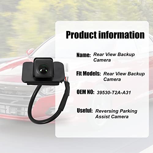 Image of Rearview Mirror Assist Camera is Only Compatible with 2014-2015 Honda Accord Sedan EX-L 2015-2016 Honda Accord Car Rearview Mirror Backup Camera. OE Number 39530-T2A-A21 39530-T2A-A31