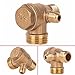 3 Port Check Valve Brass Male Thread Check Valve Connector Tool For Air Compressor 1Pcs