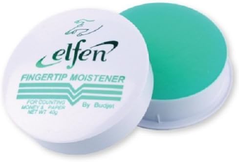 Elfen Odorless Non-Slip Counting Money Paper Acid Free 40 g. Fingertip Moistener