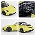 HTLNUZD 1/18 911 Alloy Racing Car Diecast Model - Removable Roof Roadster, Miniature Adult for Porsche Targa 4 Gts (yellow-911)